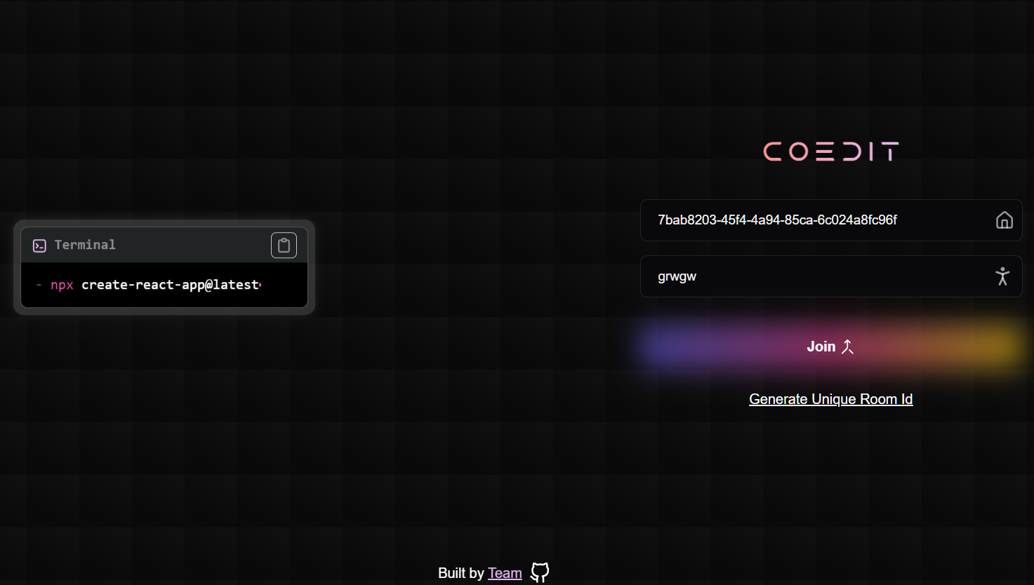 CoEdit Web App